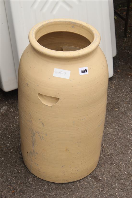 Stoneware milk churn